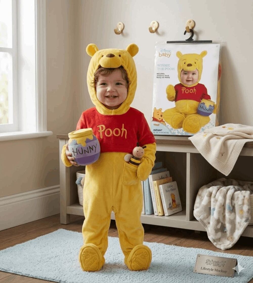 Winnie the Pooh Baby Disney Infant Deluxe Halloween Costume